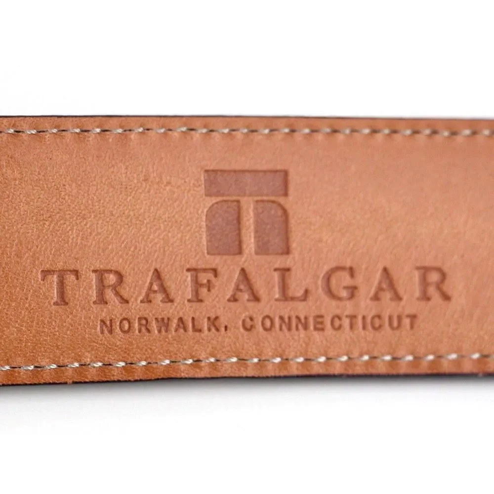 Trafalgar BROWN GENUINE LEATHER 1 1/8